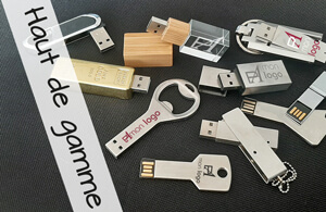 Clé USB publicitaire personnalisée haut de gamme 
