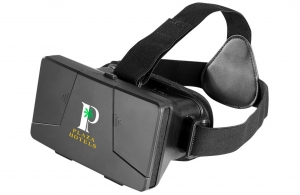 Casque lunettes réalité virtuelle personnalisé logo texte publicitaire 