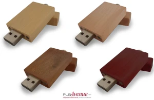 Clé USB personnalisée bois rectangulaire