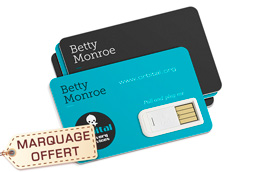 carte de visite usb personnalisable