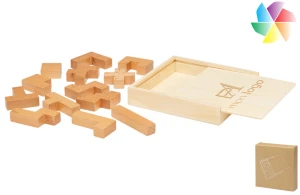 Puzzle en bois de hêtre éco responsable Bark publicitaire personnalisé 