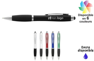 Stylet stylo bille avec corp coloré Nash publicitaire personnalisé 