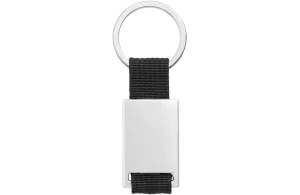 Porte-clés aluminium et polyester de couleur Alvaro