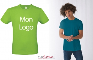 T-shirt personnalisé b&c exact 190 pour homme