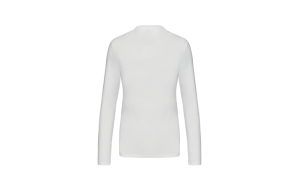 T-shirt prestige blanc à manches longues pour femme