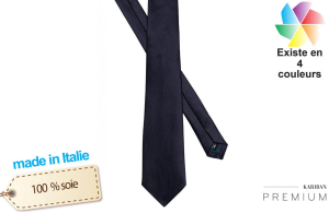 Cravate en soie personnalisée made in Italie