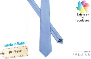 Cravate personnalisé jacquard en soie made in Italie