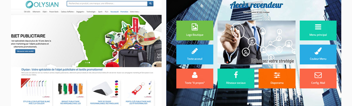 Front Office et Back Office de votre site revendeur