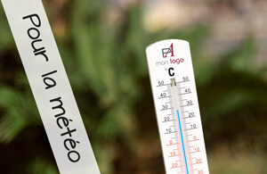 Station météo thermomètre publicitaire personnalisé pas cher 