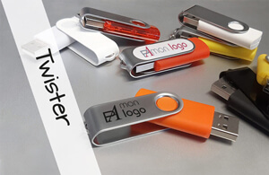 Clé USB publicitaire TWISTER QUADRI 1Go