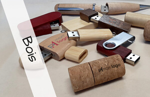 Clé USB Publicitaire Personnalisée En Bois 