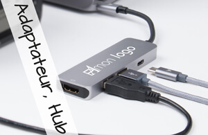 Hub adaptateur USB multiprise publicitaire personnalisé pas cher 