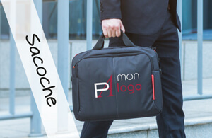 Sacoche porte document publicitaire personnalisée pas chère 