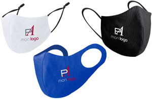 Masque de protection covid personnalisé entreprise et association 