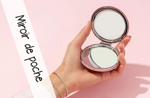 Miroir de poche publicitaire personnalisé pas cher 
