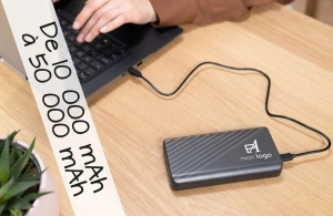 Batterie externe personnalisable powerbank de 10000 mAh à 50000 mAh 