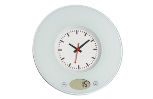Balance horloge personnalisable pour la cuisine
