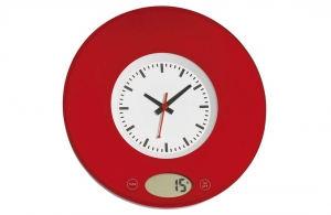 Balance horloge personnalisable pour la cuisine