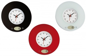 Balance horloge personnalisable pour la cuisine