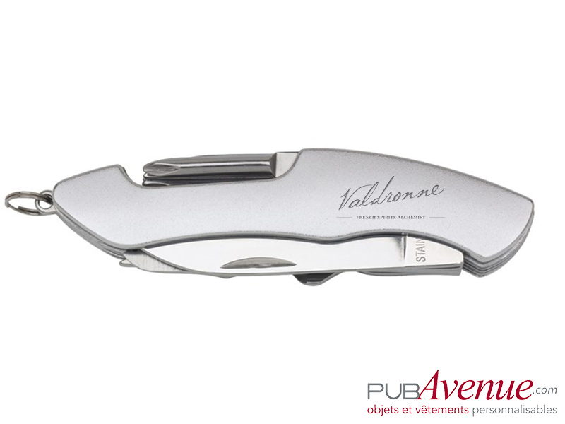 Couteau multifonction personnalisable 11 accessoires Couteau multifonction personnalisable 11 accessoires
