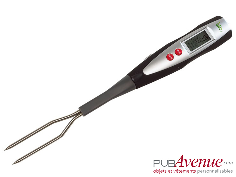 Fourchette BBQ publicitaire thermomètre Fourchette BBQ publicitaire thermomètre