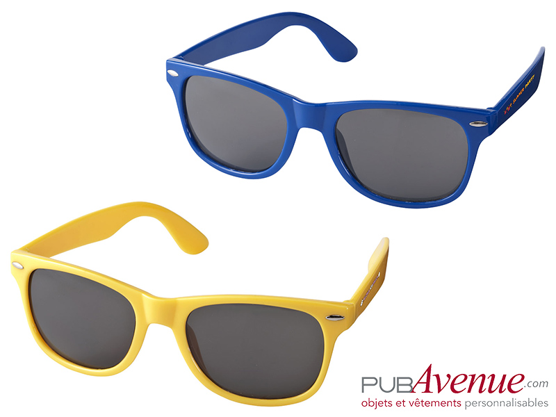 Lunettes de soleil personnalisées rétro colorées Lunettes de soleil personnalisées rétro colorées