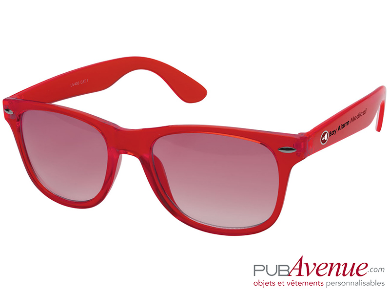 Lunettes de soleil cristal transparent personnalisées Lunettes de soleil cristal transparent personnalisées
