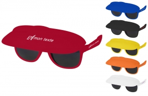 Lunettes de soleil personnalisable avec visière 
