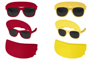Lunettes de soleil à visière personnalisable