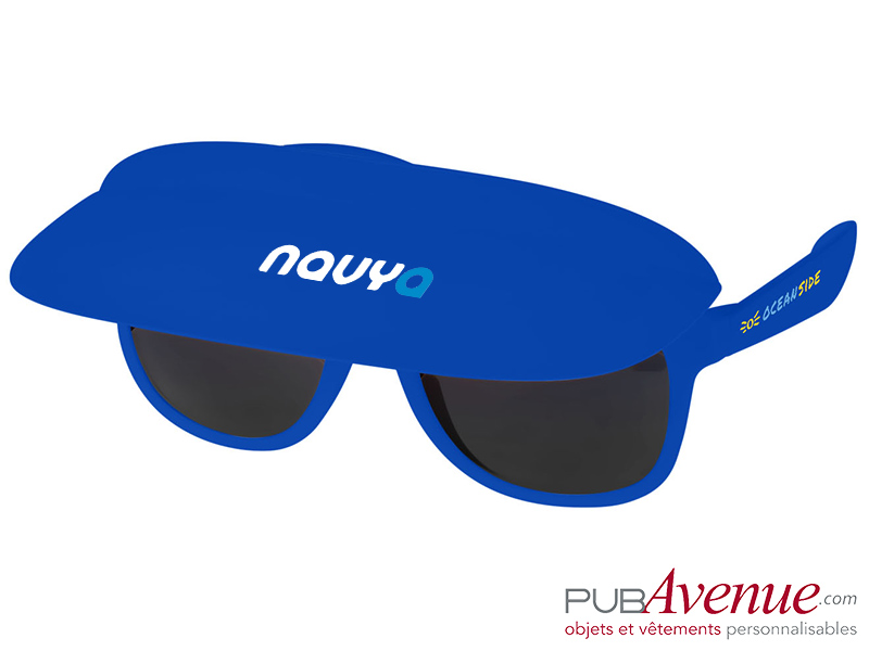 Lunettes de soleil à visière publicitaire Lunettes de soleil à visière publicitaire