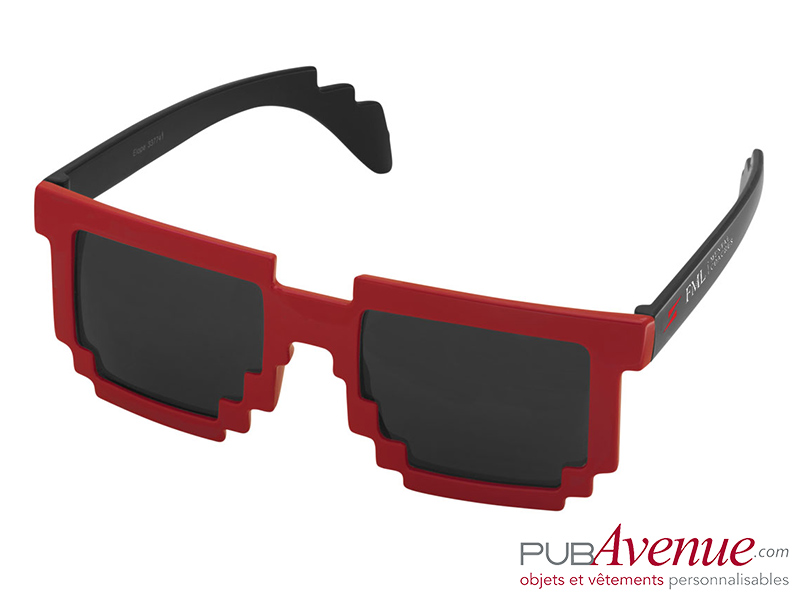 Lunettes de soleil pixel personnalisées Lunettes de soleil pixel personnalisées