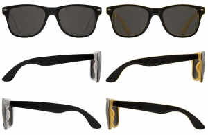 Lunettes de soleil personnalisées bicolores