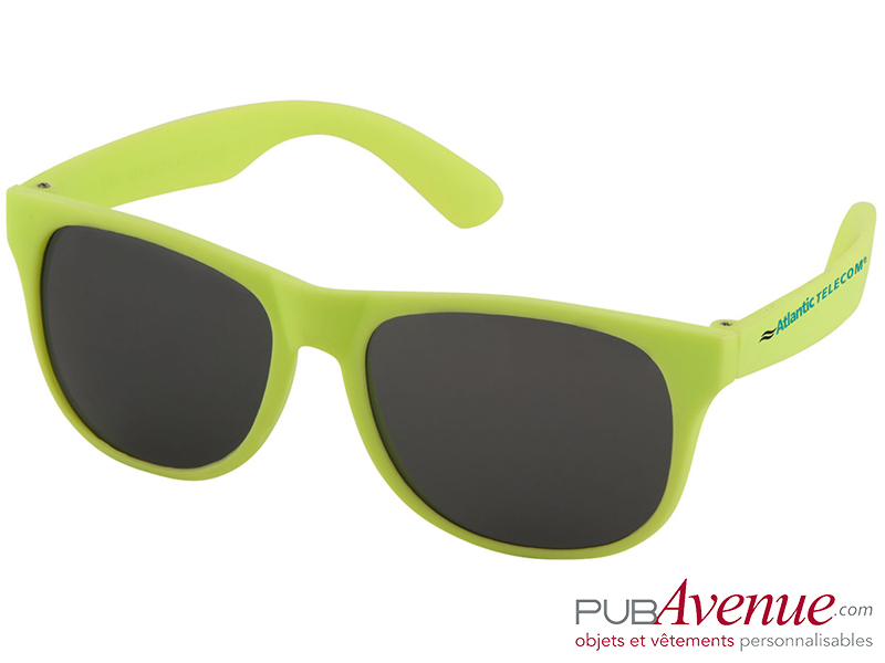 Lunettes soleil personnalisables plastique couleur Lunettes soleil personnalisables plastique couleur