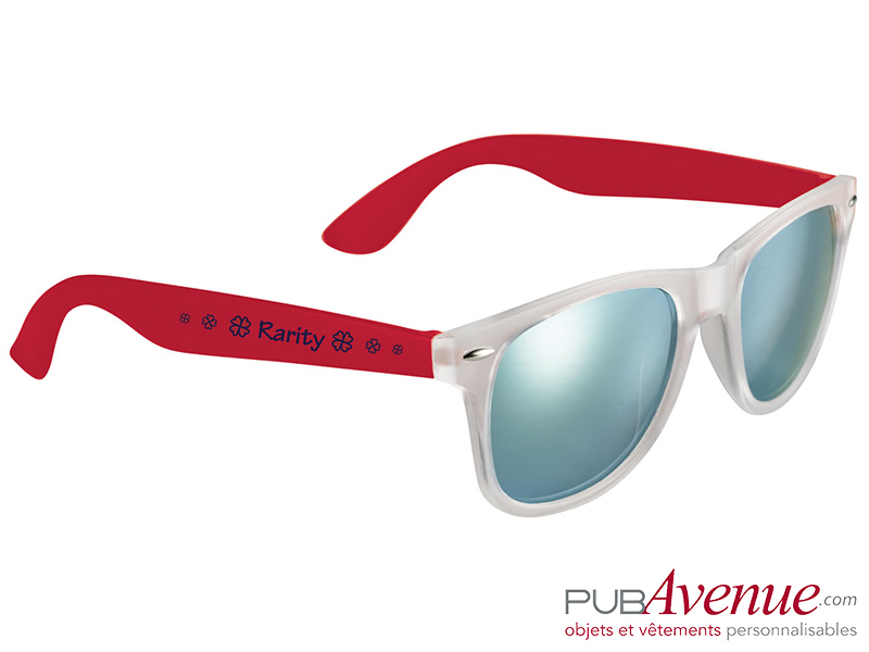 Lunettes de soleil personnalisables couleur givré Lunettes de soleil personnalisables couleur givré