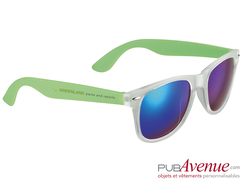Lunettes de soleil couleur givré personnalisables Lunettes de soleil couleur givré personnalisables