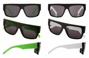 Lunettes de soleil personnalisées double ton
