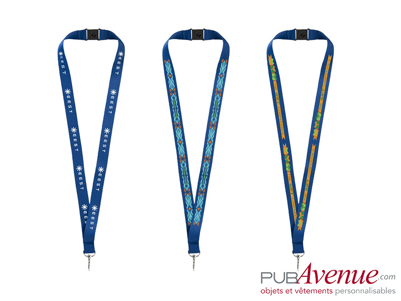 Tour de cou personnalisable lanyard Tour de cou personnalisable lanyard