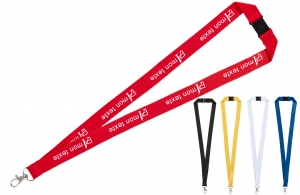 Lanyard tour de cou publicitaire personnalisé pas cher 