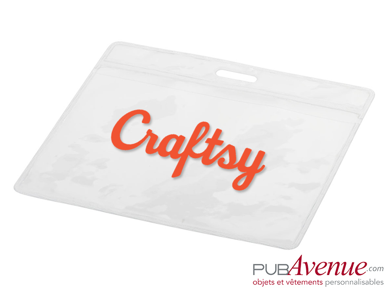 Porte badge transparent personnalisé Porte badge transparent personnalisé