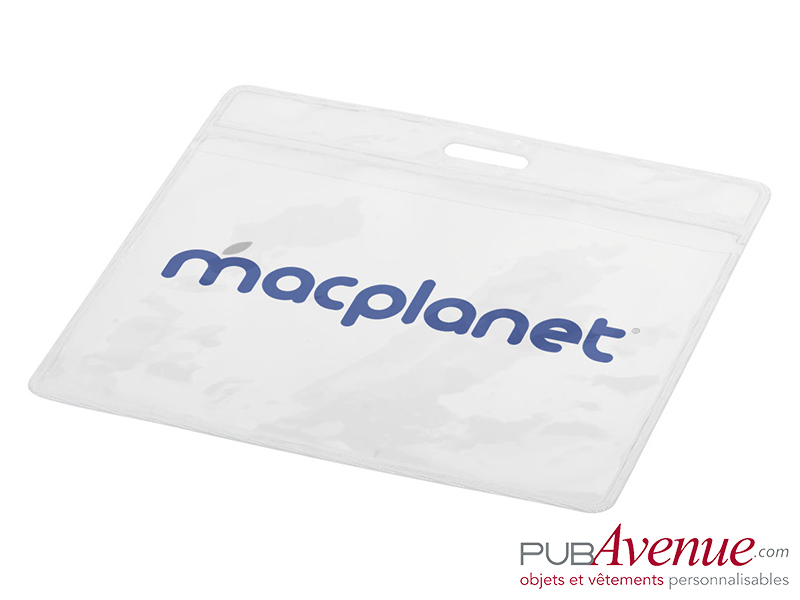 Porte badge personnalisable transparent Porte badge personnalisable transparent