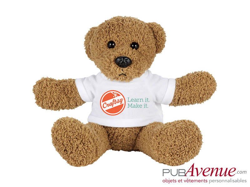Ours assis peluche personnalisable Ours assis peluche personnalisable