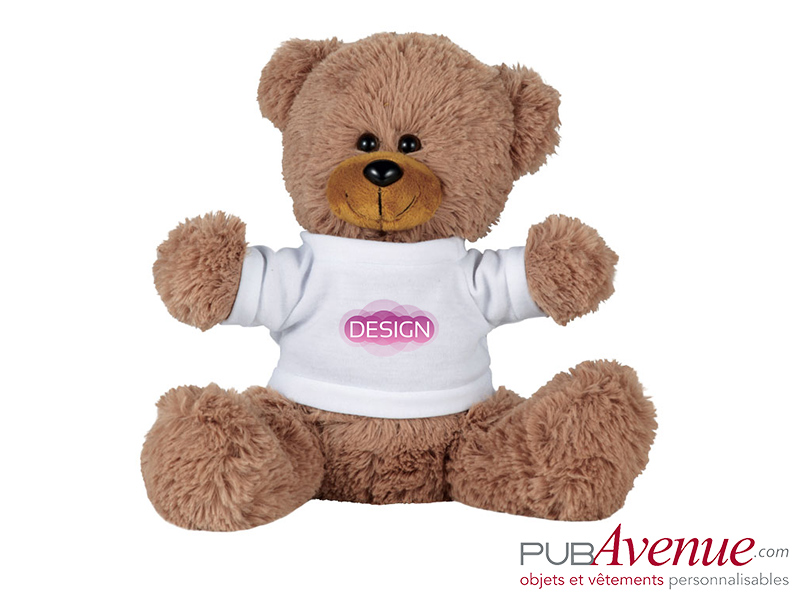 Peluche assise ours promotionnel Peluche assise ours promotionnel
