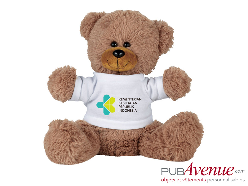 Peluche assise ours à personnaliser Peluche assise ours à personnaliser