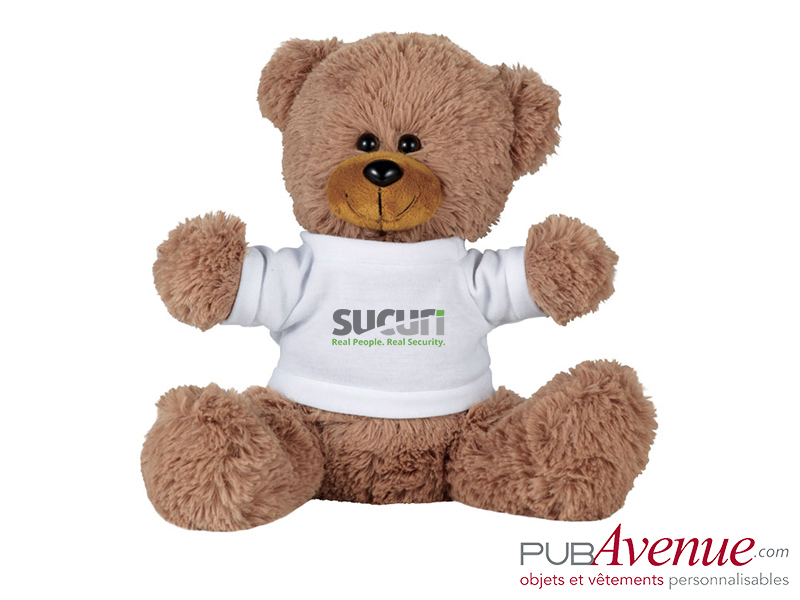 Peluche assise ours publicitaire Peluche assise ours publicitaire