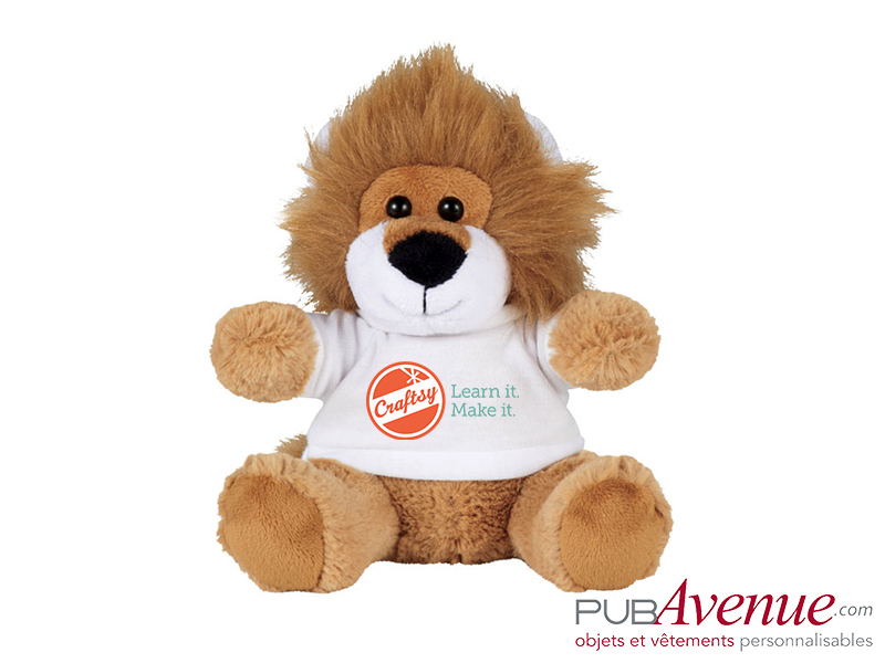 Peluche lion personnalisable Peluche lion personnalisable