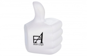 Balle anti-stress personnalisable pouce 