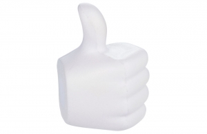 Pouce anti-stress publicitaire en mousse