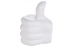 Pouce anti-stress publicitaire en mousse