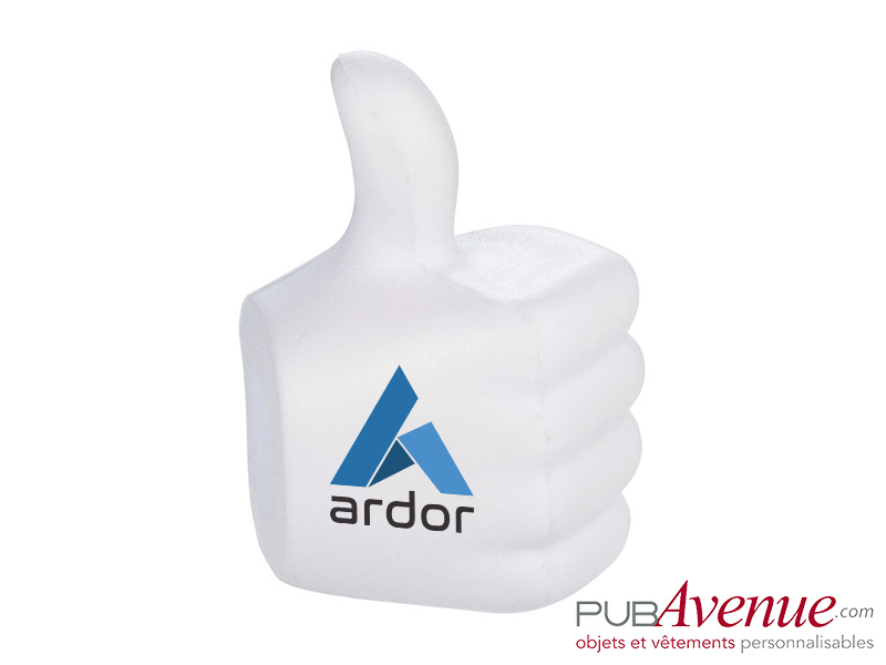 Pouce anti-stress personnalisé Pouce anti-stress personnalisé