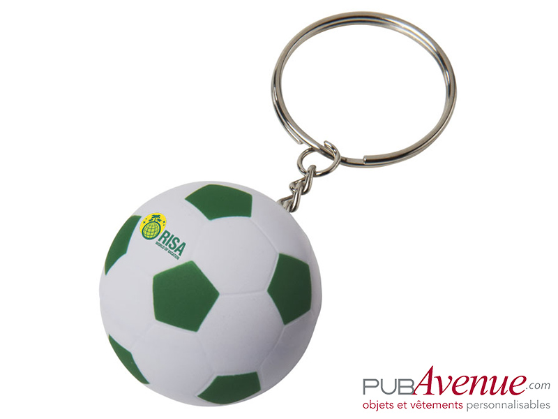 Porte-clés publicitaire ballon de foot Porte-clés publicitaire ballon de foot